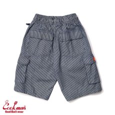 画像2: COOKMAN  Chef Pants Short Cargo Hickory Navy (Navy) (2)