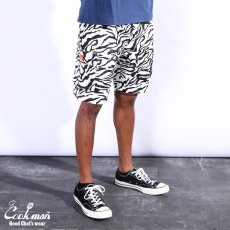 画像6: COOKMAN  Chef Pants Short Cargo Zebra (White) (6)