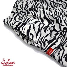 画像4: COOKMAN  Chef Pants Short Cargo Zebra (White) (4)