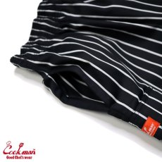 画像5: COOKMAN  Chef Pants Short Cargo Stripe Black (Black) (5)