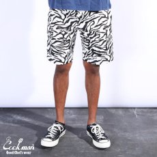 画像7: COOKMAN  Chef Pants Short Cargo Zebra (White) (7)