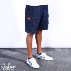 画像6: COOKMAN  Chef Pants Short Cargo Denim Navy (Navy) (6)