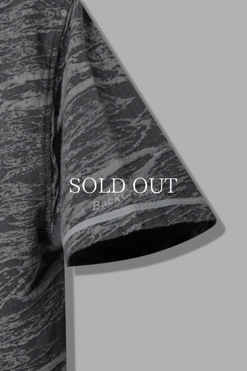 画像3: Back Channel  JACQUARD DENIM BASEBALL SHIRT (GREY) (3)