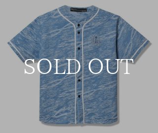 Back Channel JACQUARD DENIM BASEBALL SHIRT (BLUE) 2321301