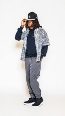 画像5: Back Channel  JACQUARD DENIM BASEBALL SHIRT (GREY) (5)