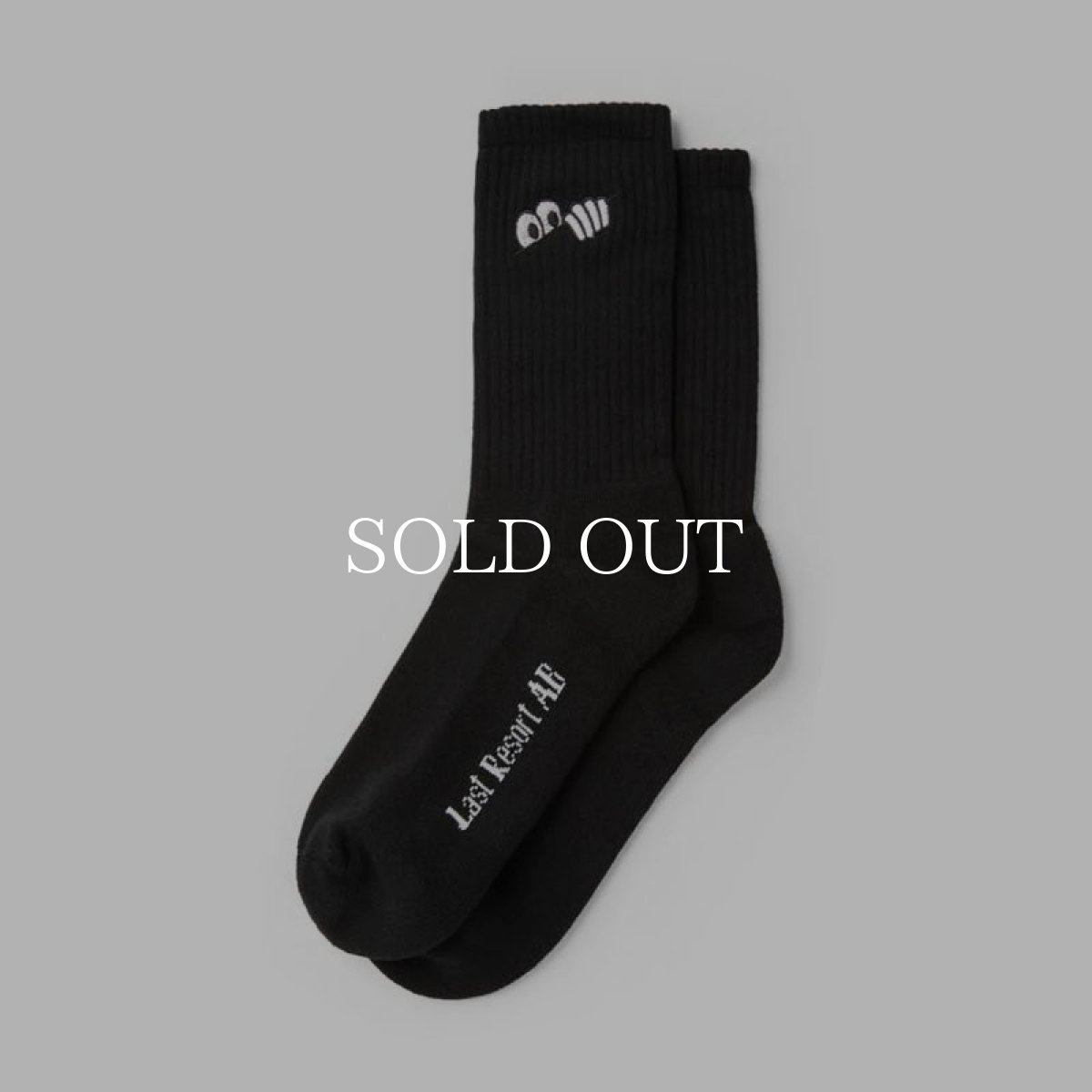 画像1: Last Resort AB  Eyes Socks (BLACK) (1)