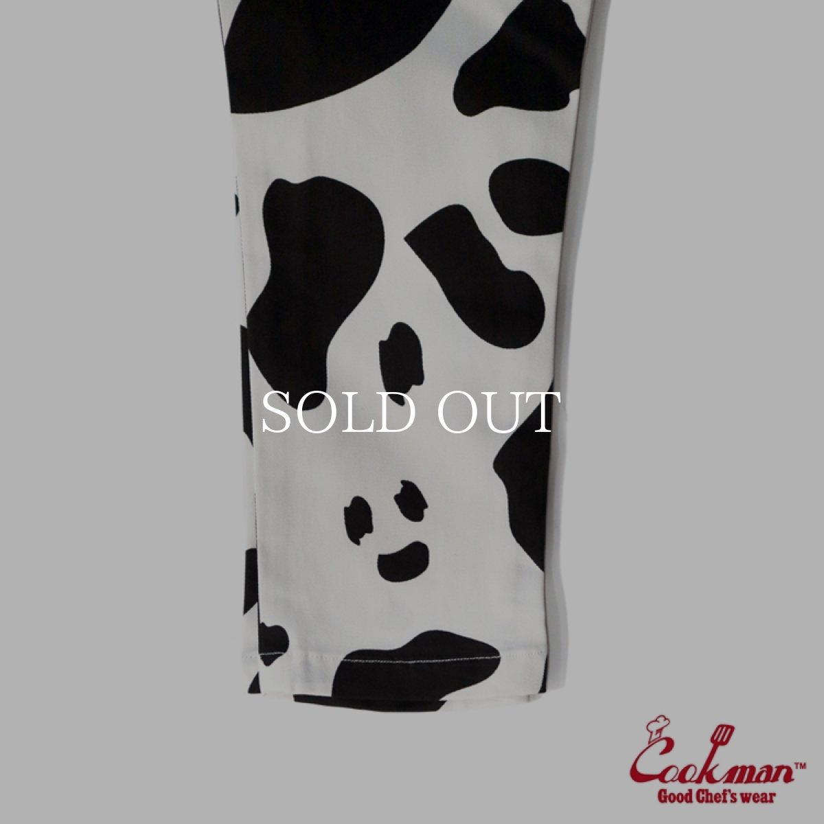 画像6: COOKMAN  Chef Pants Cow Kids Size (White) (6)