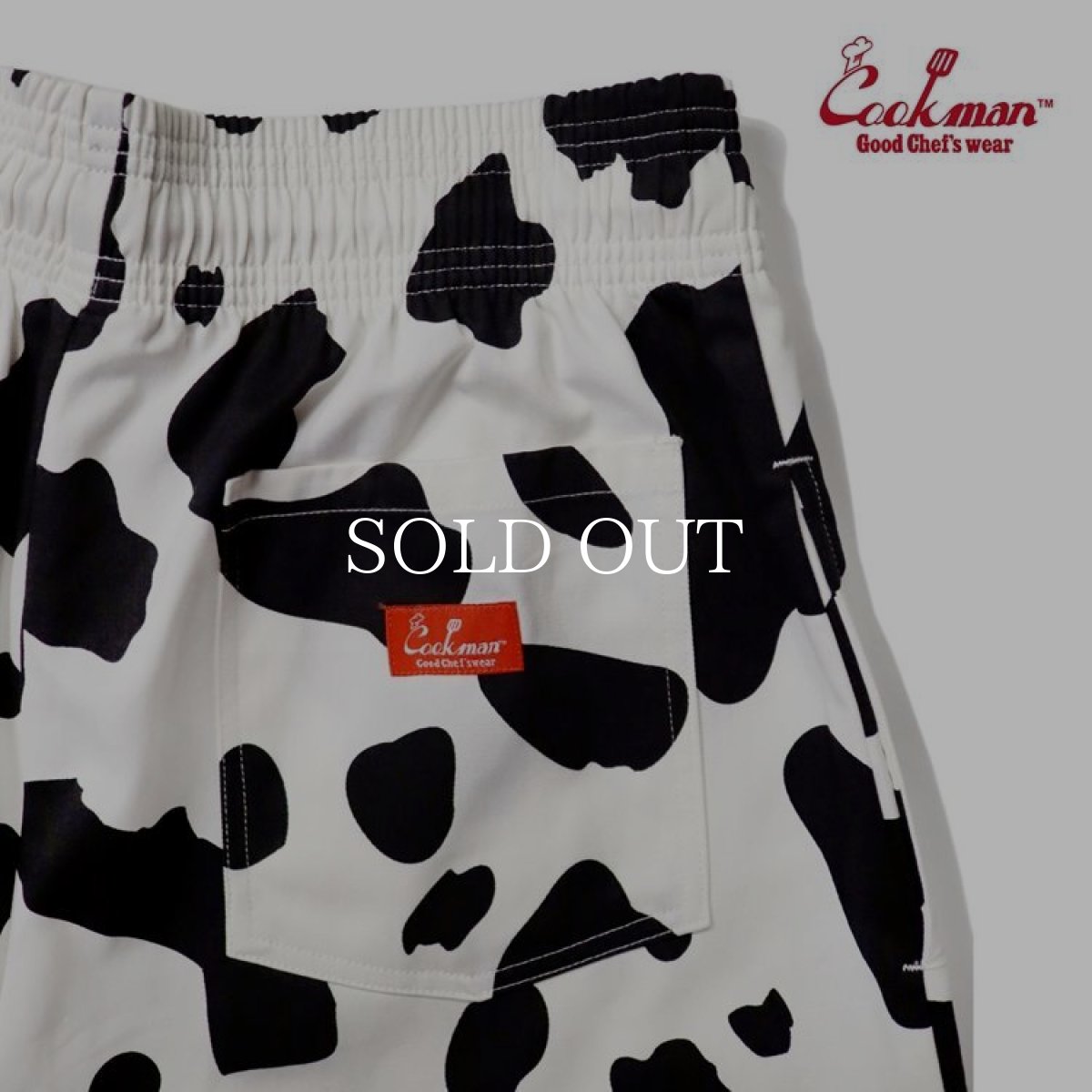 画像5: COOKMAN  Chef Pants Cow (White) (5)