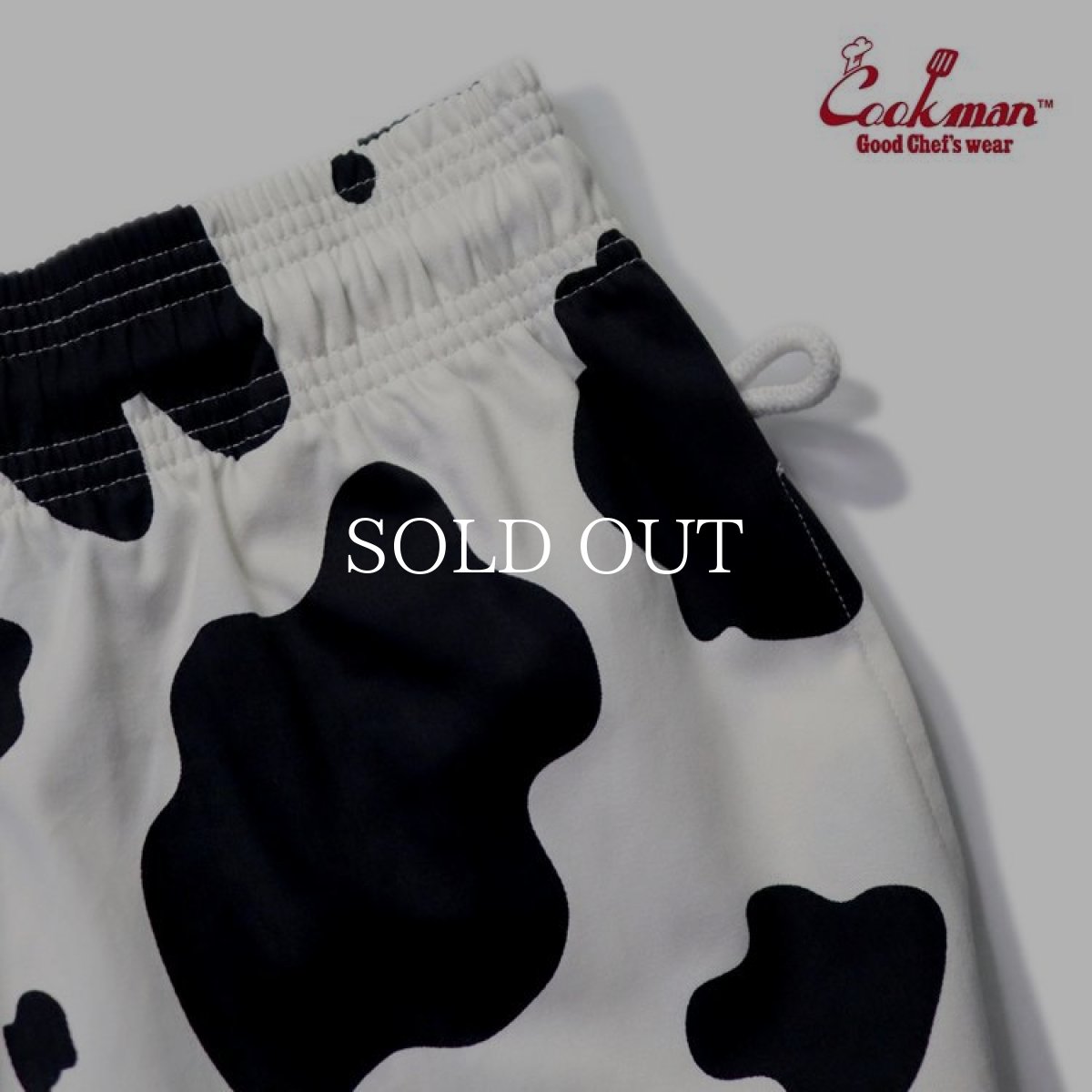 画像4: COOKMAN  Chef Pants Cow (White) (4)