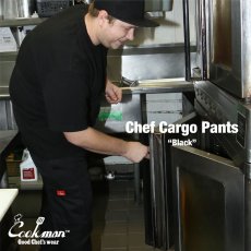 画像9: COOKMAN  Chef Pants Cargo (Black) (9)