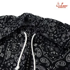 画像6: COOKMAN  Wide Chef Pants Paisley Black (Black) (6)