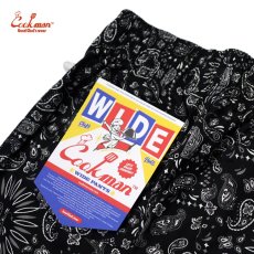 画像5: COOKMAN  Wide Chef Pants Paisley Black (Black) (5)