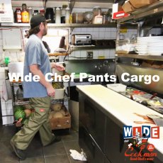 画像7: COOKMAN  Wide Chef Pants Cargo Khaki (Khaki) (7)