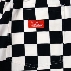 画像4: COOKMAN  Wide Chef Pants Checker Black (Black) (4)