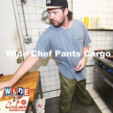 画像6: COOKMAN  Wide Chef Pants Cargo Khaki (Khaki) (6)