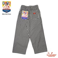 画像3: COOKMAN  Wide Chef Pants Chidori (Black) (3)