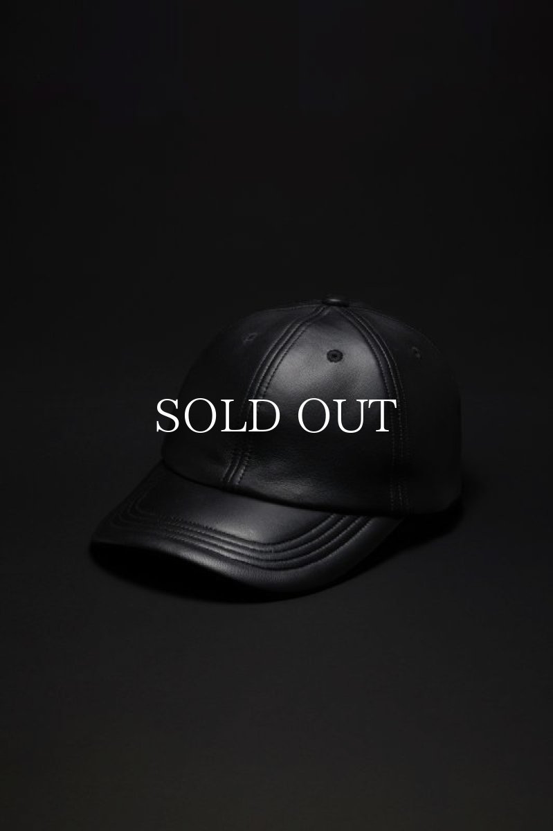 画像2: ANTIDOTE BUYERS CLUB   Leather 6 Panel Cap (Black) (2)