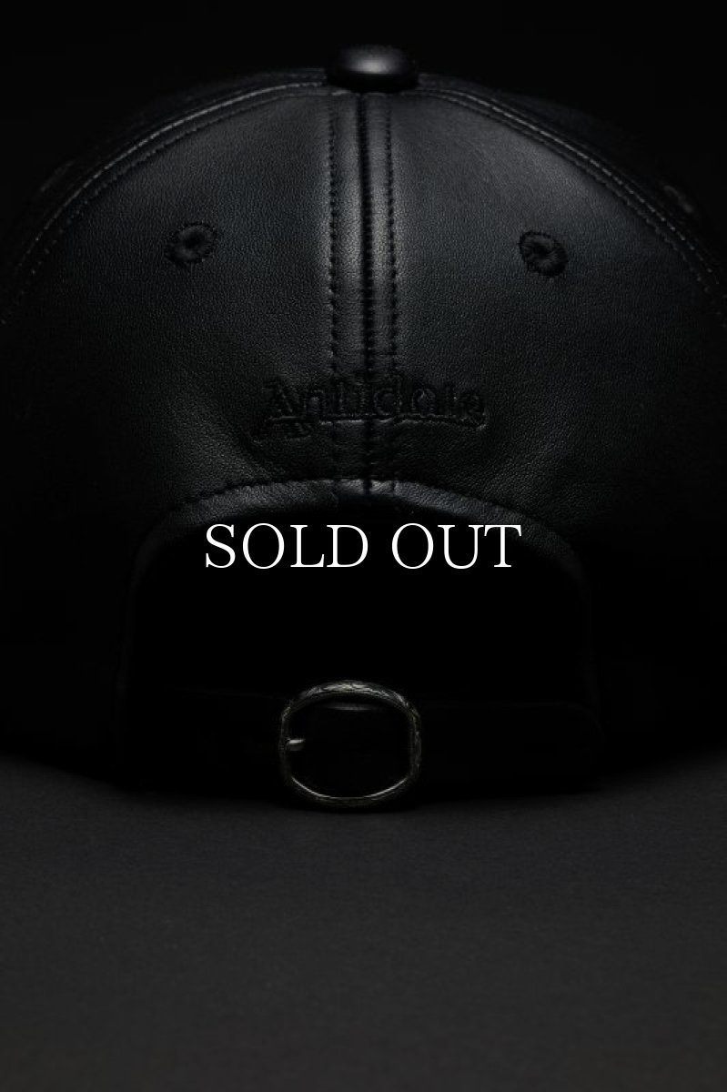 画像3: ANTIDOTE BUYERS CLUB   Leather 6 Panel Cap (Black) (3)