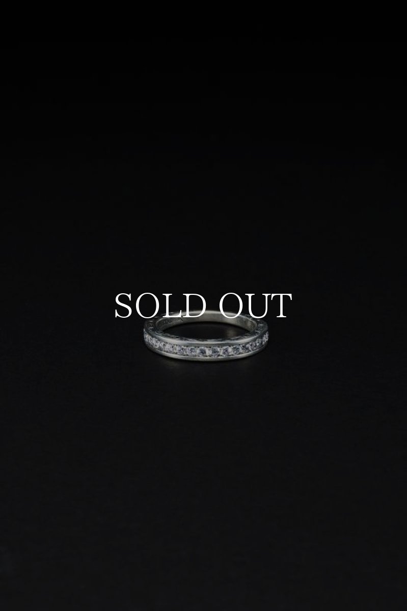 画像1: ANTIDOTE BUYERS CLUB   Engraved Pave Ring (1)