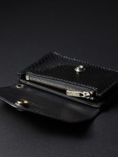 画像2: ANTIDOTE BUYERS CLUB   Compact Trucker Wallet (Python) (Black) (2)