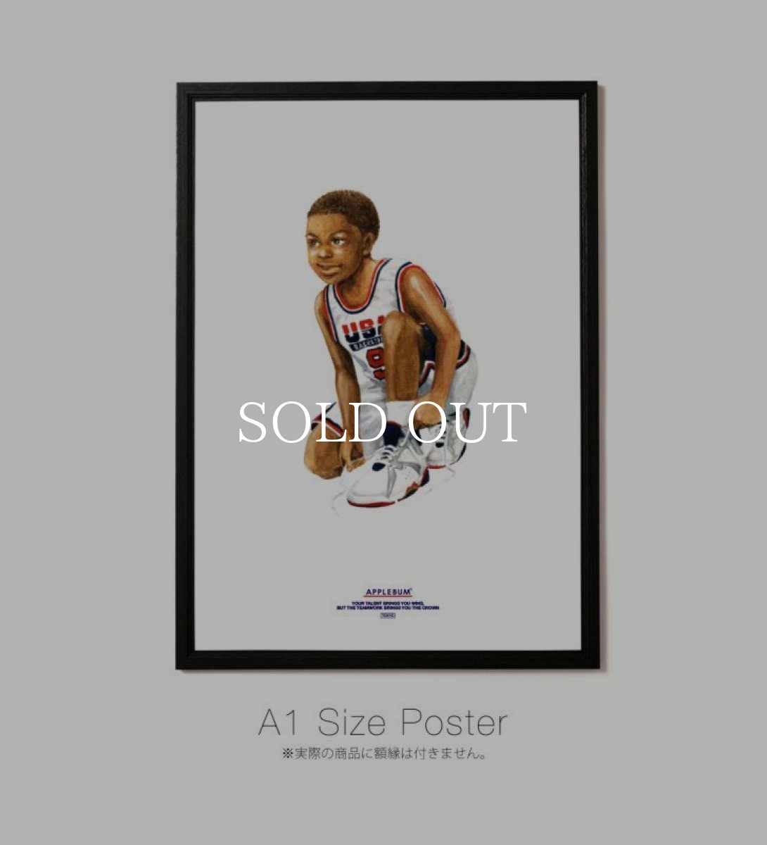 画像1: APPLEBUM  "Barcelona '92" A1 Poster (White) (1)