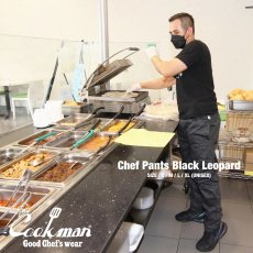 画像17: COOKMAN  Chef Pants Black Leopard (Black) (17)