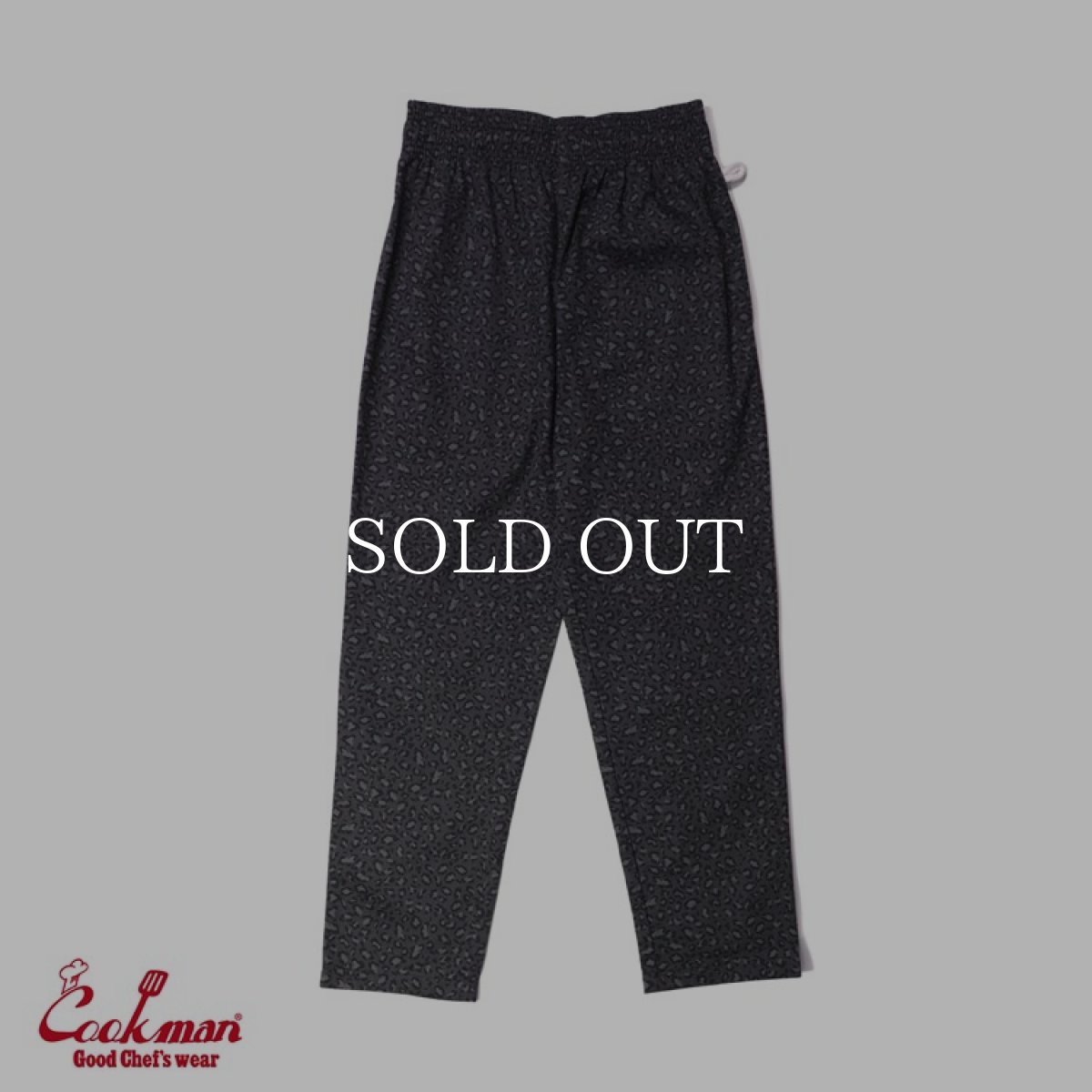 画像3: COOKMAN  Chef Pants Black Leopard (Black) (3)