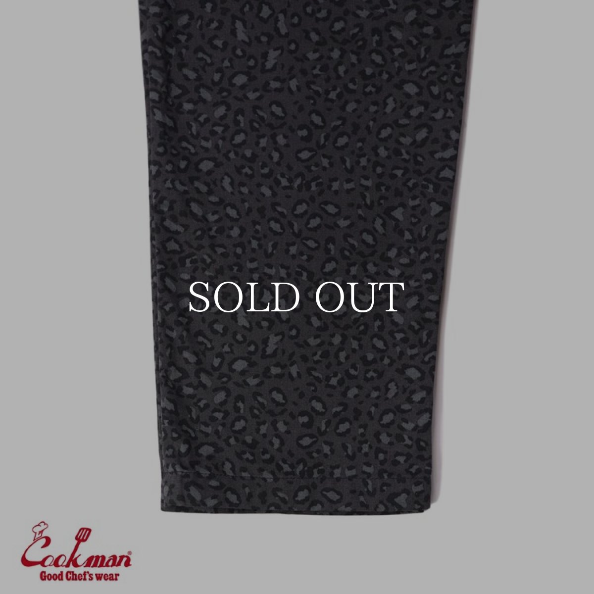 画像8: COOKMAN  Chef Pants Black Leopard (Black) (8)