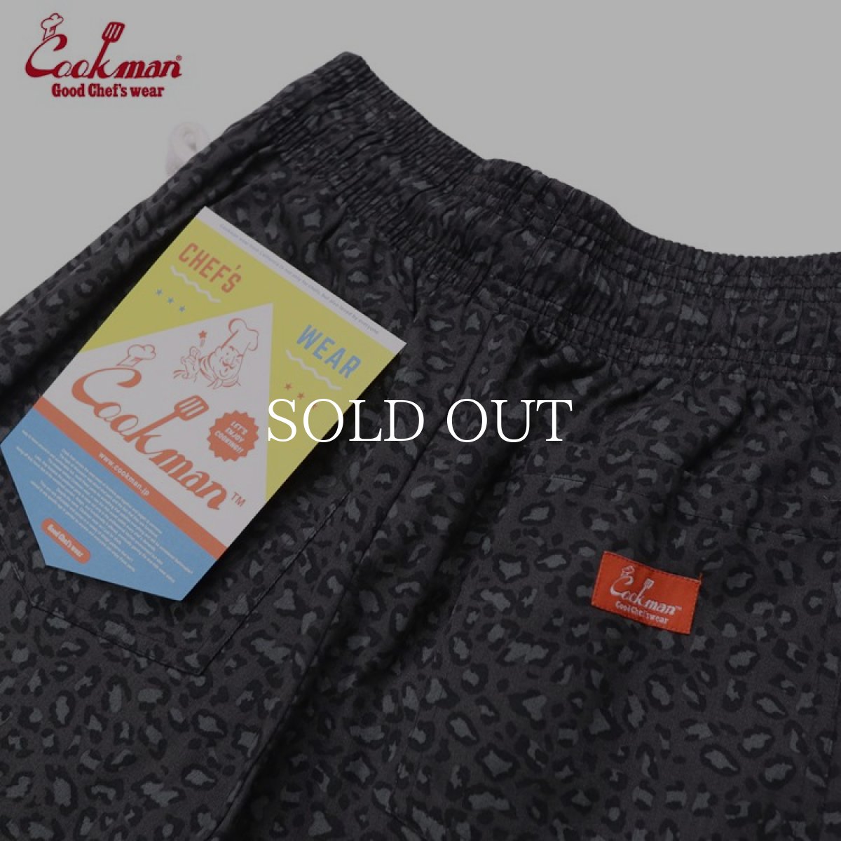 画像9: COOKMAN  Chef Pants Black Leopard (Black) (9)