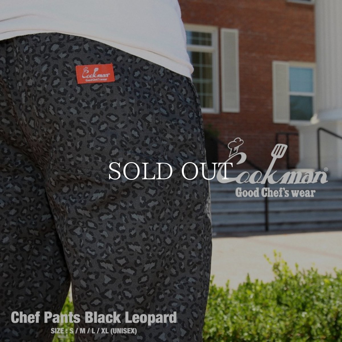 画像14: COOKMAN  Chef Pants Black Leopard (Black) (14)