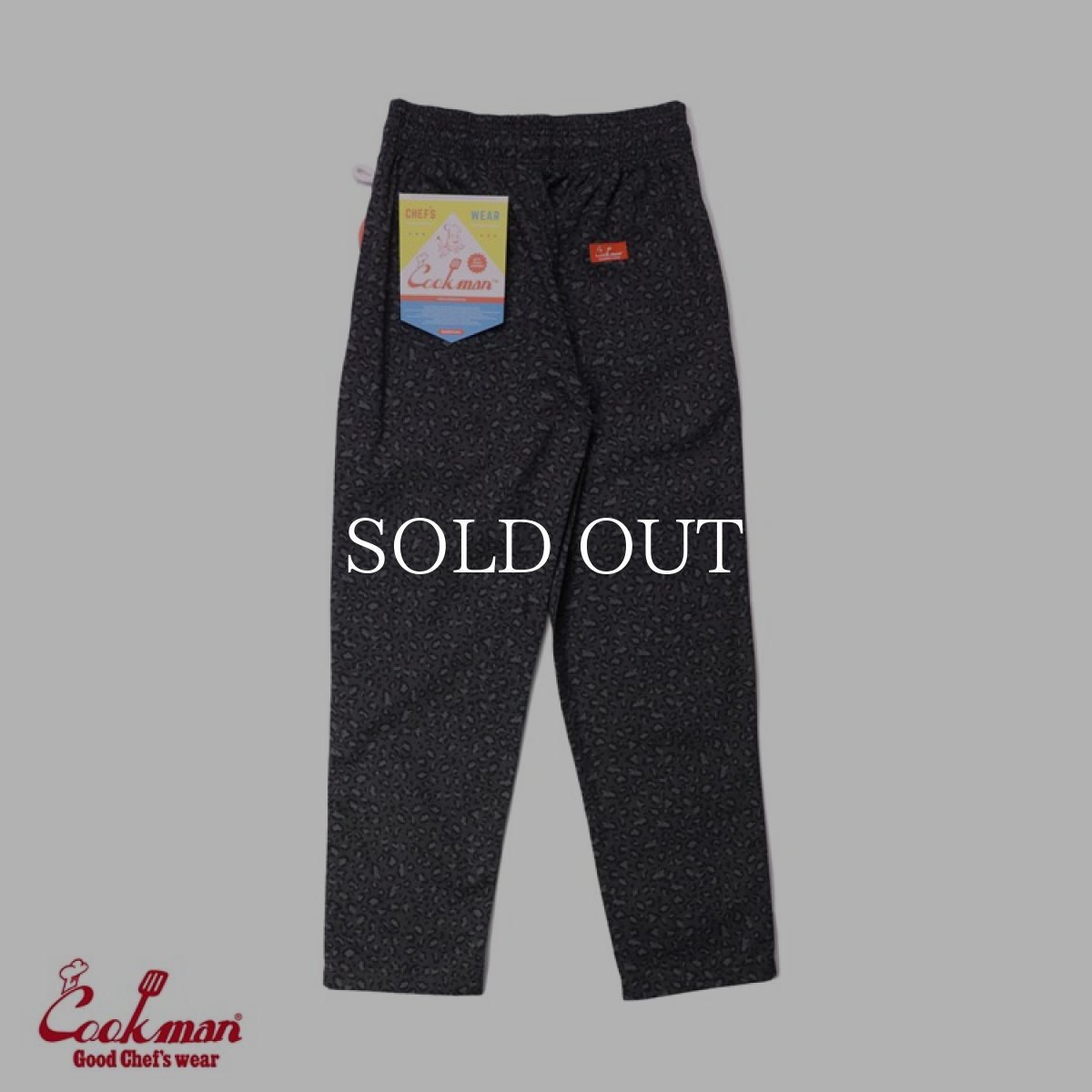 画像4: COOKMAN  Chef Pants Black Leopard (Black) (4)
