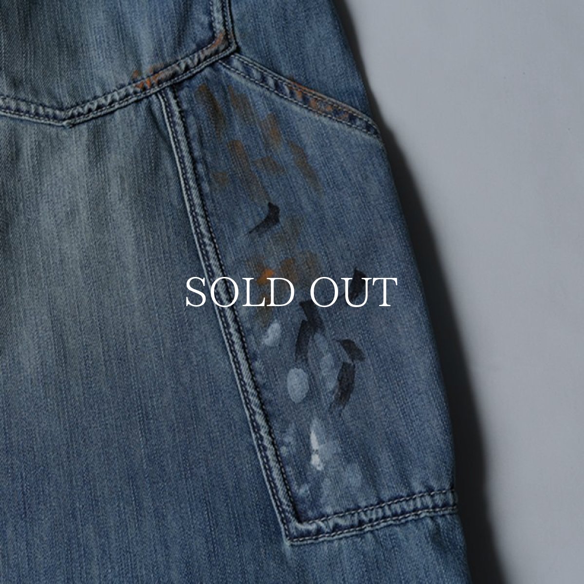 画像6: Liberaiders  DENIM PAINTER SARROUEL PANTS (INDIGO) (6)