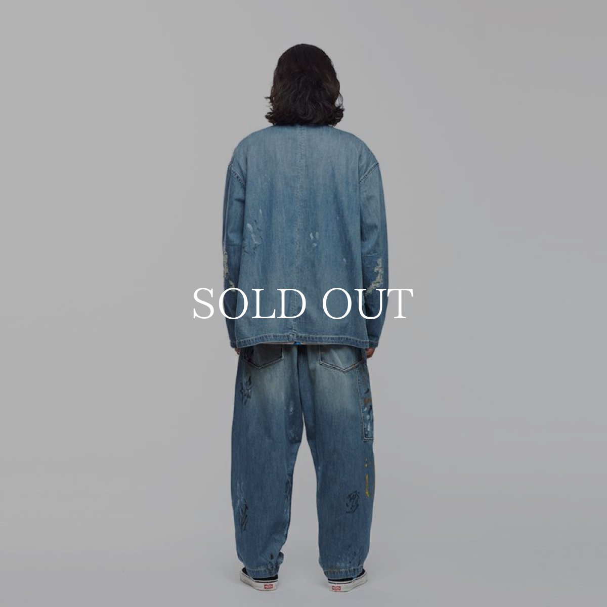 画像19: Liberaiders  DENIM PAINTER SARROUEL PANTS (INDIGO) (19)