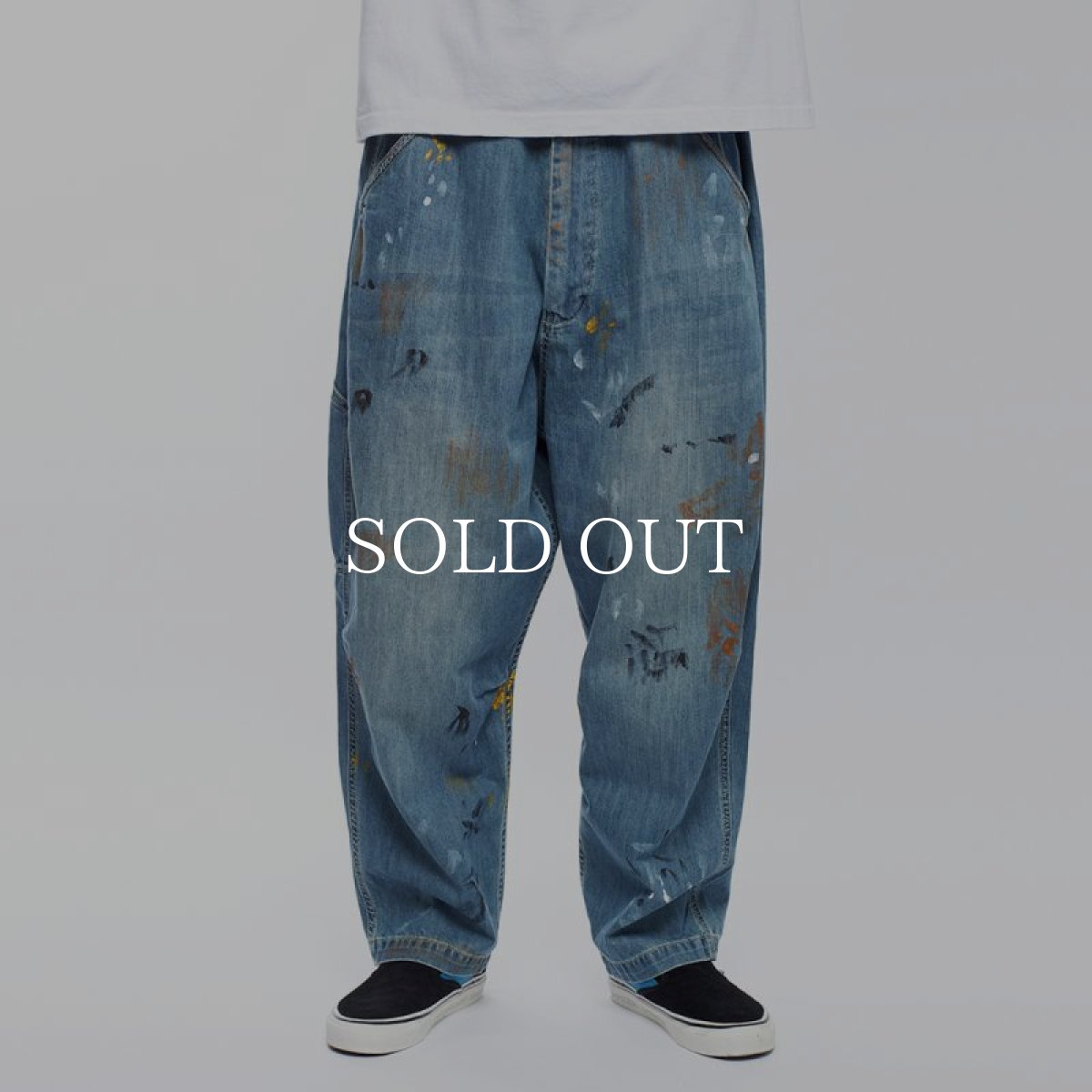 画像11: Liberaiders  DENIM PAINTER SARROUEL PANTS (INDIGO) (11)