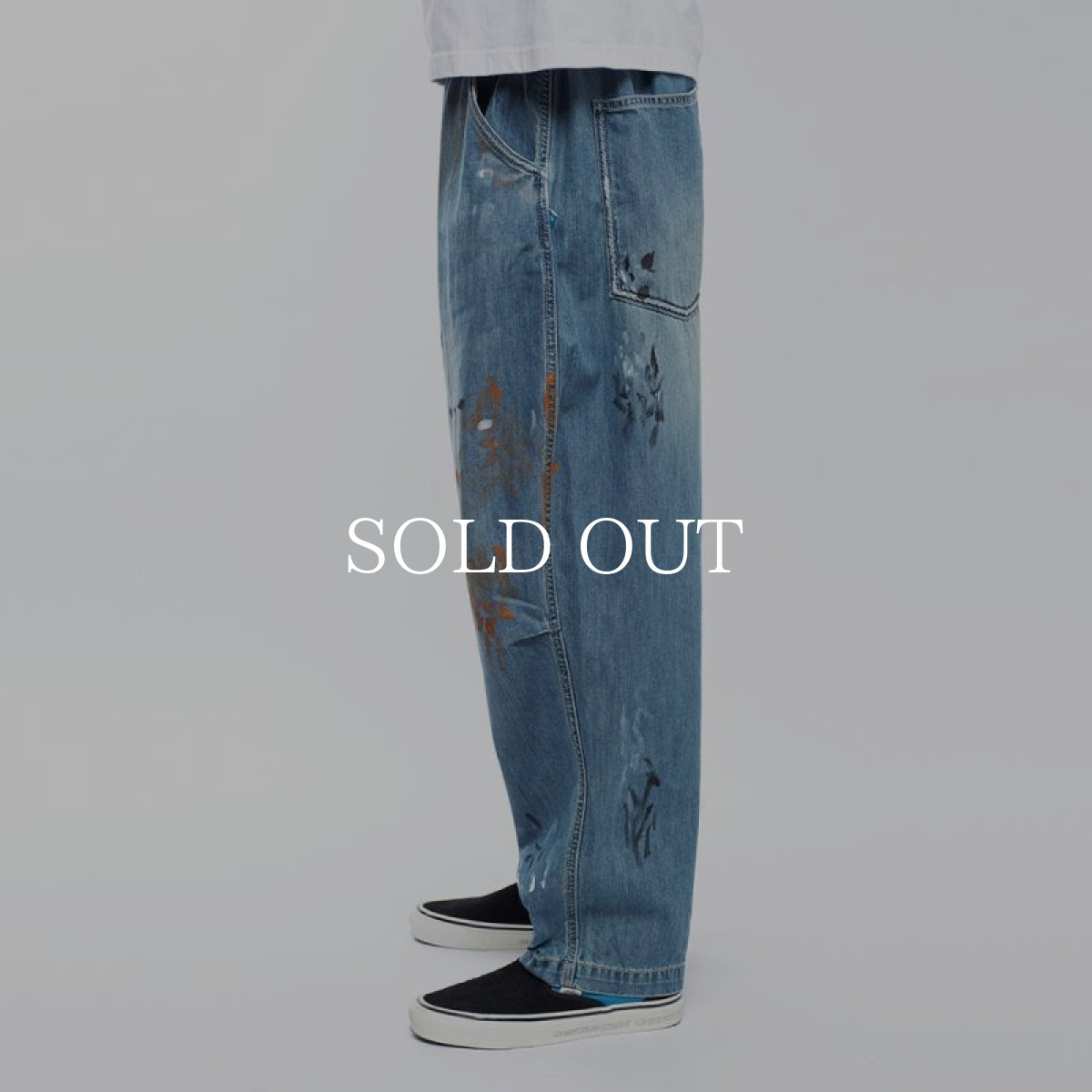 画像12: Liberaiders  DENIM PAINTER SARROUEL PANTS (INDIGO) (12)