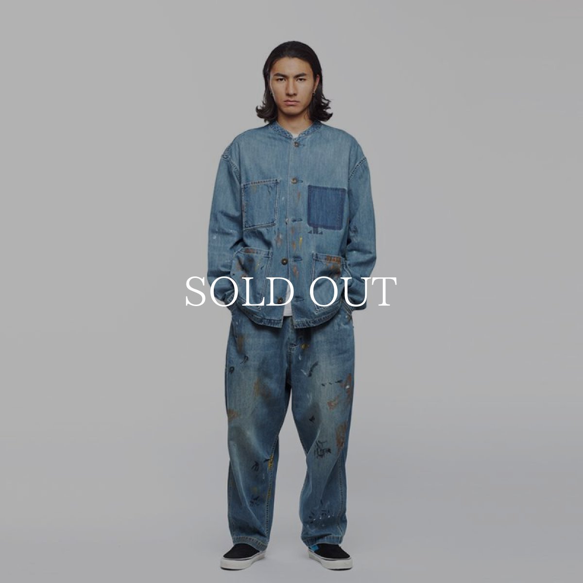 画像18: Liberaiders  DENIM PAINTER SARROUEL PANTS (INDIGO) (18)