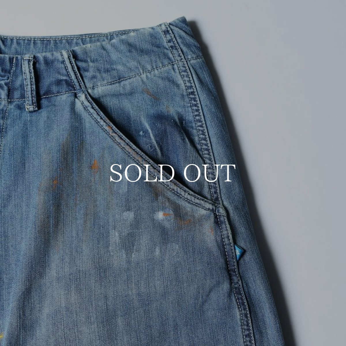 画像4: Liberaiders  DENIM PAINTER SARROUEL PANTS (INDIGO) (4)