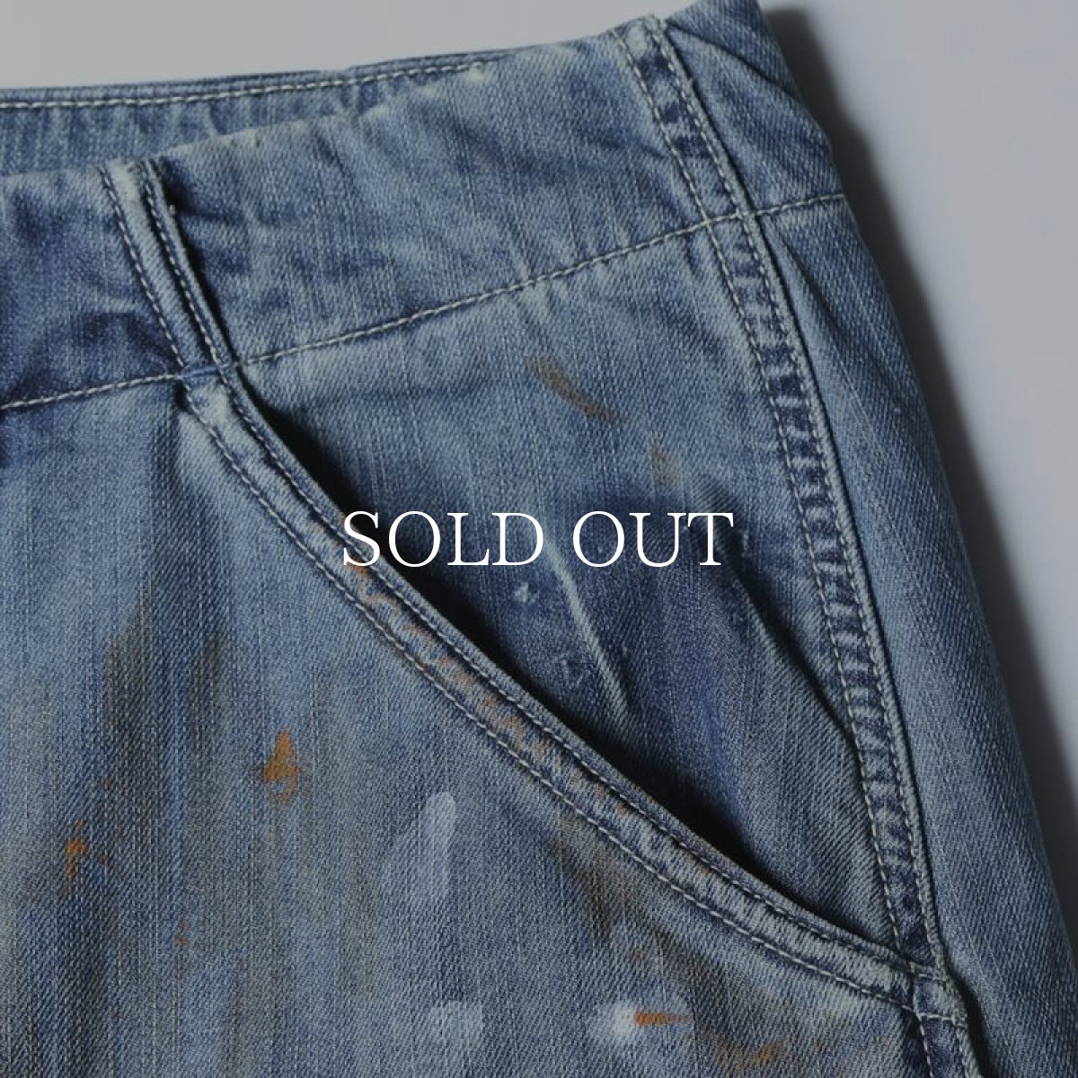 画像8: Liberaiders  DENIM PAINTER SARROUEL PANTS (INDIGO) (8)