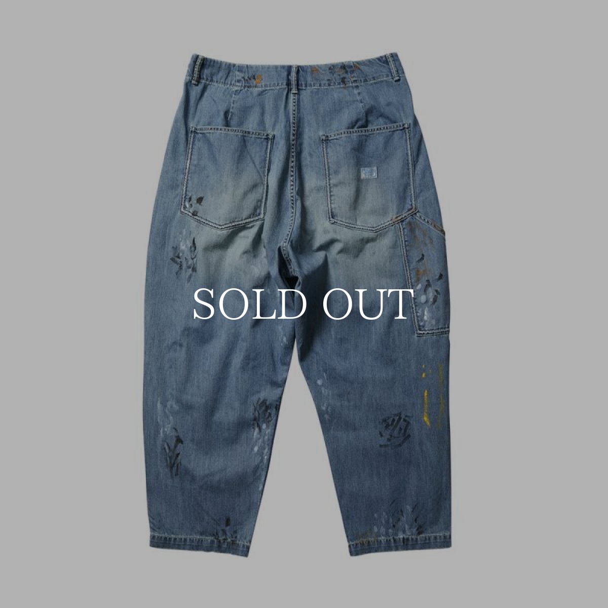 画像2: Liberaiders  DENIM PAINTER SARROUEL PANTS (INDIGO) (2)