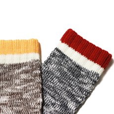 画像2: STANDARD CALIFORNIA  SD Cotton Mix Socks-2P (Navy/Red, Brown/Yellow) (2)