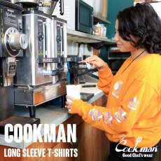 画像8: COOKMAN  ロングスリーブ Tシャツ Laundry (Orange) (8)