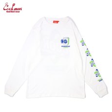 画像2: COOKMAN  ロングスリーブ Tシャツ Laundry (White) (2)