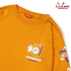 画像4: COOKMAN  ロングスリーブ Tシャツ Laundry (Orange) (4)