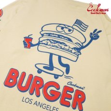 画像3: COOKMAN  ロングスリーブ Tシャツ Skating Burger (Beige) (3)