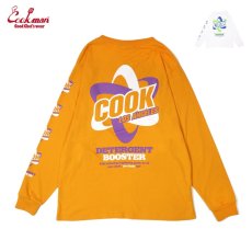 画像1: COOKMAN  ロングスリーブ Tシャツ Laundry (Orange) (1)