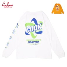 画像1: COOKMAN  ロングスリーブ Tシャツ Laundry (White) (1)