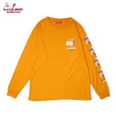 画像2: COOKMAN  ロングスリーブ Tシャツ Laundry (Orange) (2)
