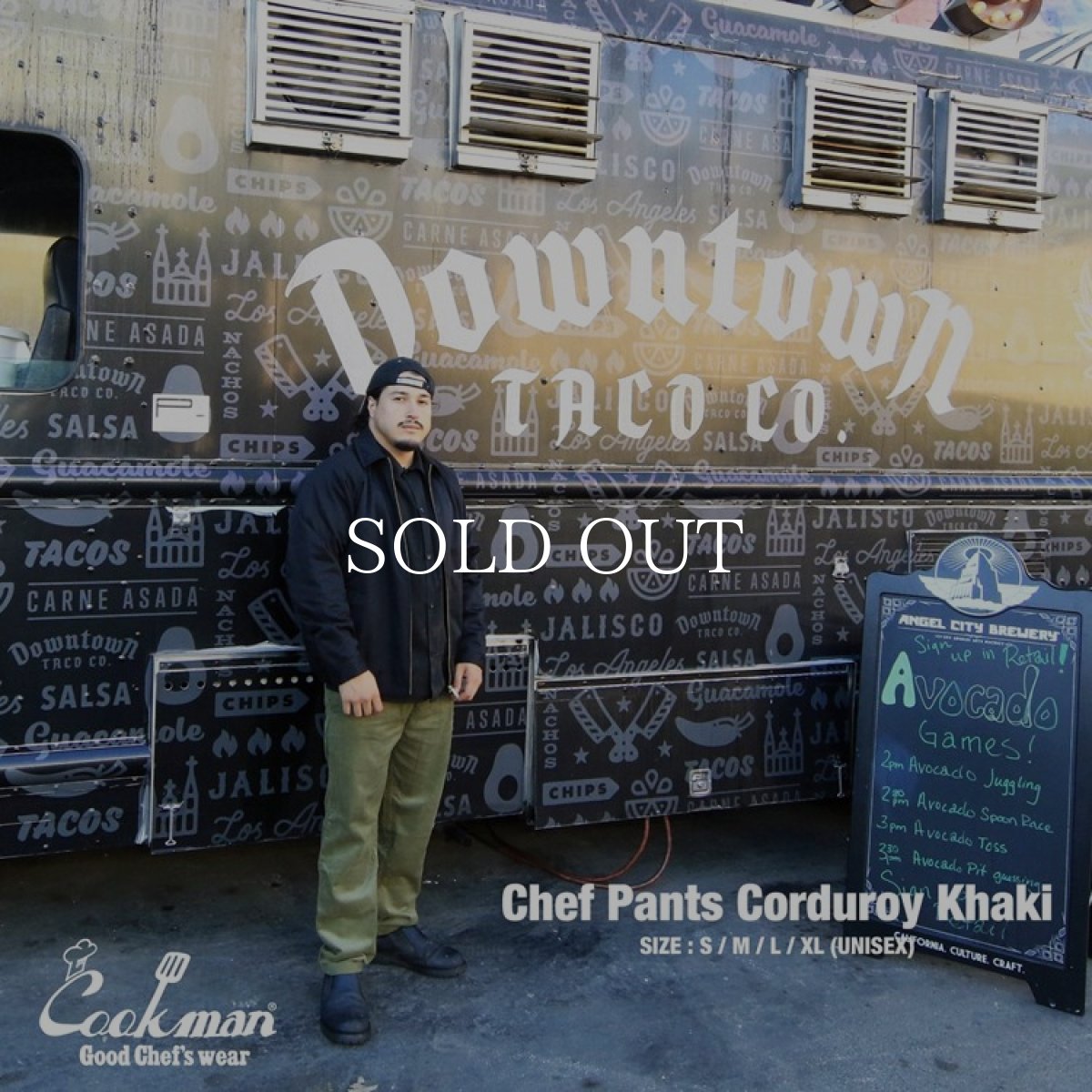 画像12: COOKMAN  Chef Pants Corduroy Khaki (Khaki) (12)