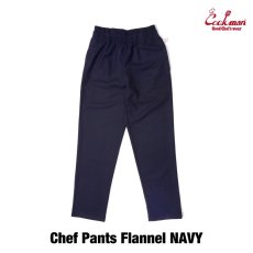 画像3: COOKMAN  Chef Pants Flannel Navy (Navy) (3)