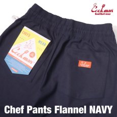 画像9: COOKMAN  Chef Pants Flannel Navy (Navy) (9)